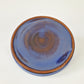 Antonio Lampecco - Large plat bleu en céramique
