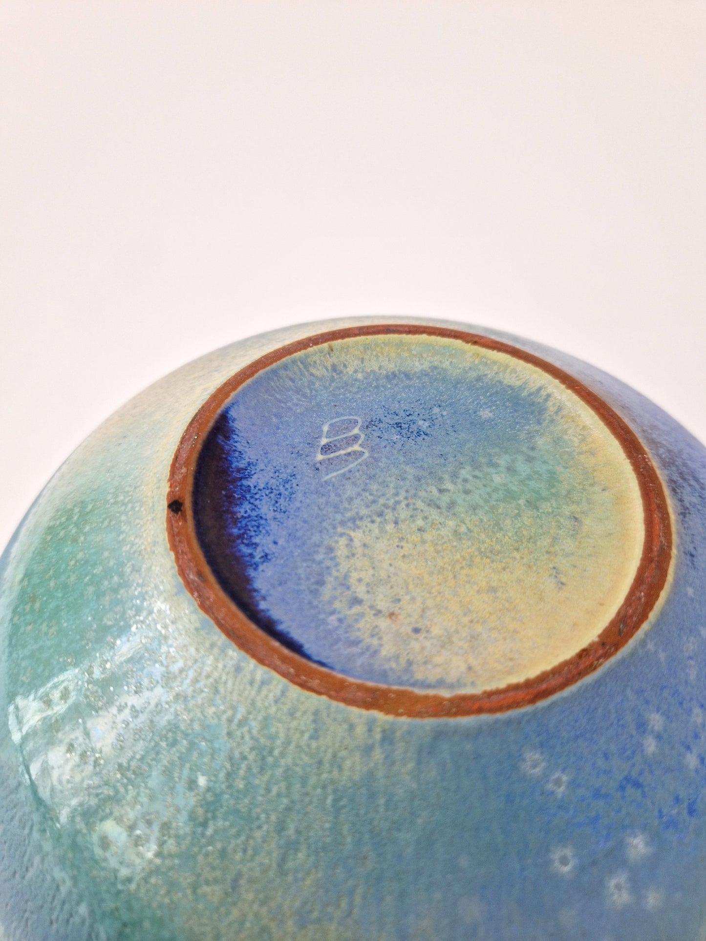 Bernadette Sépulchre - Large coupe en céramique bleue