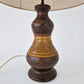 Aldo Londi - Lampe en céramique décor ocre