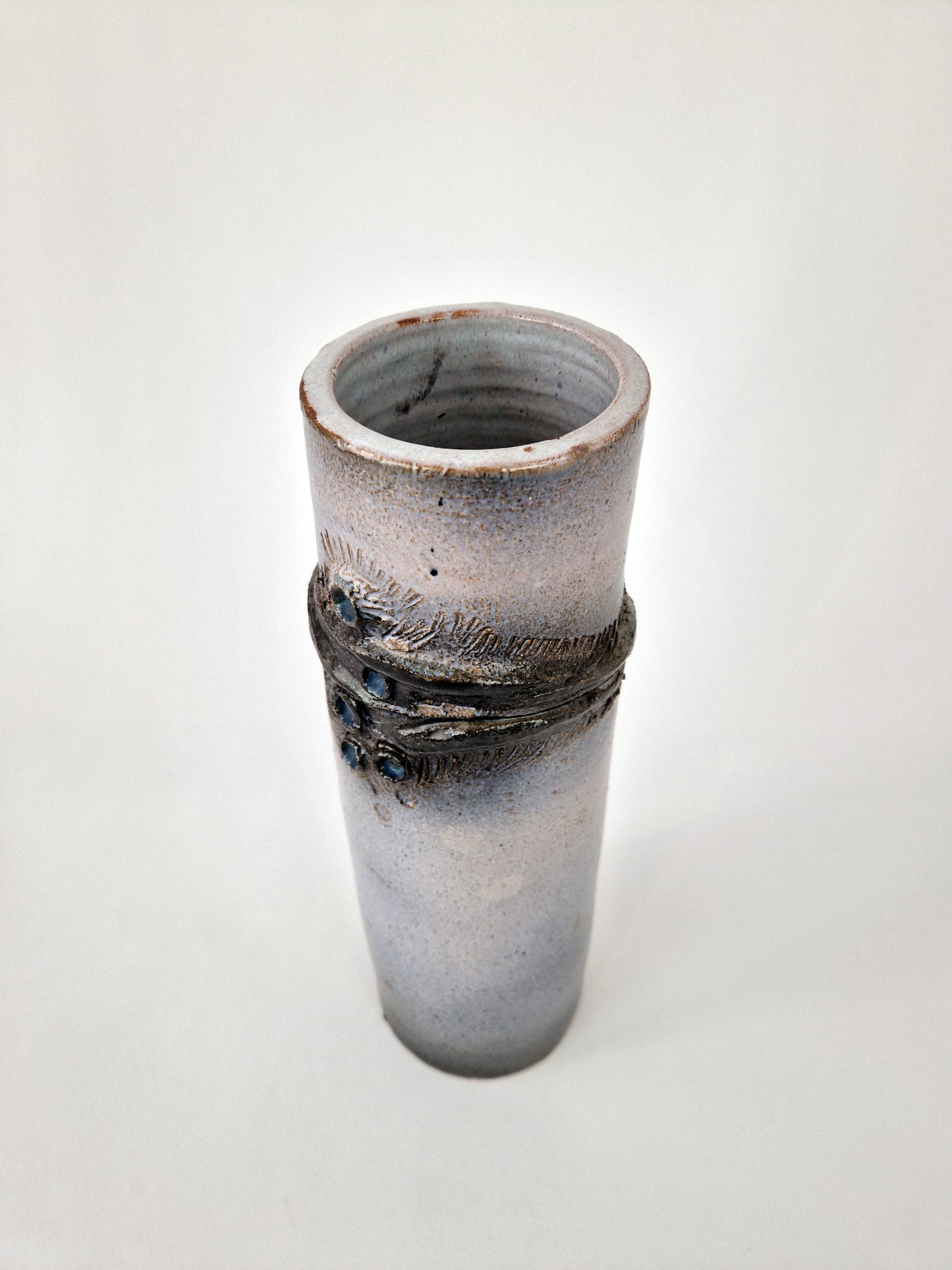 Elisabeth Vandeweghe - Vase rouleau en céramique