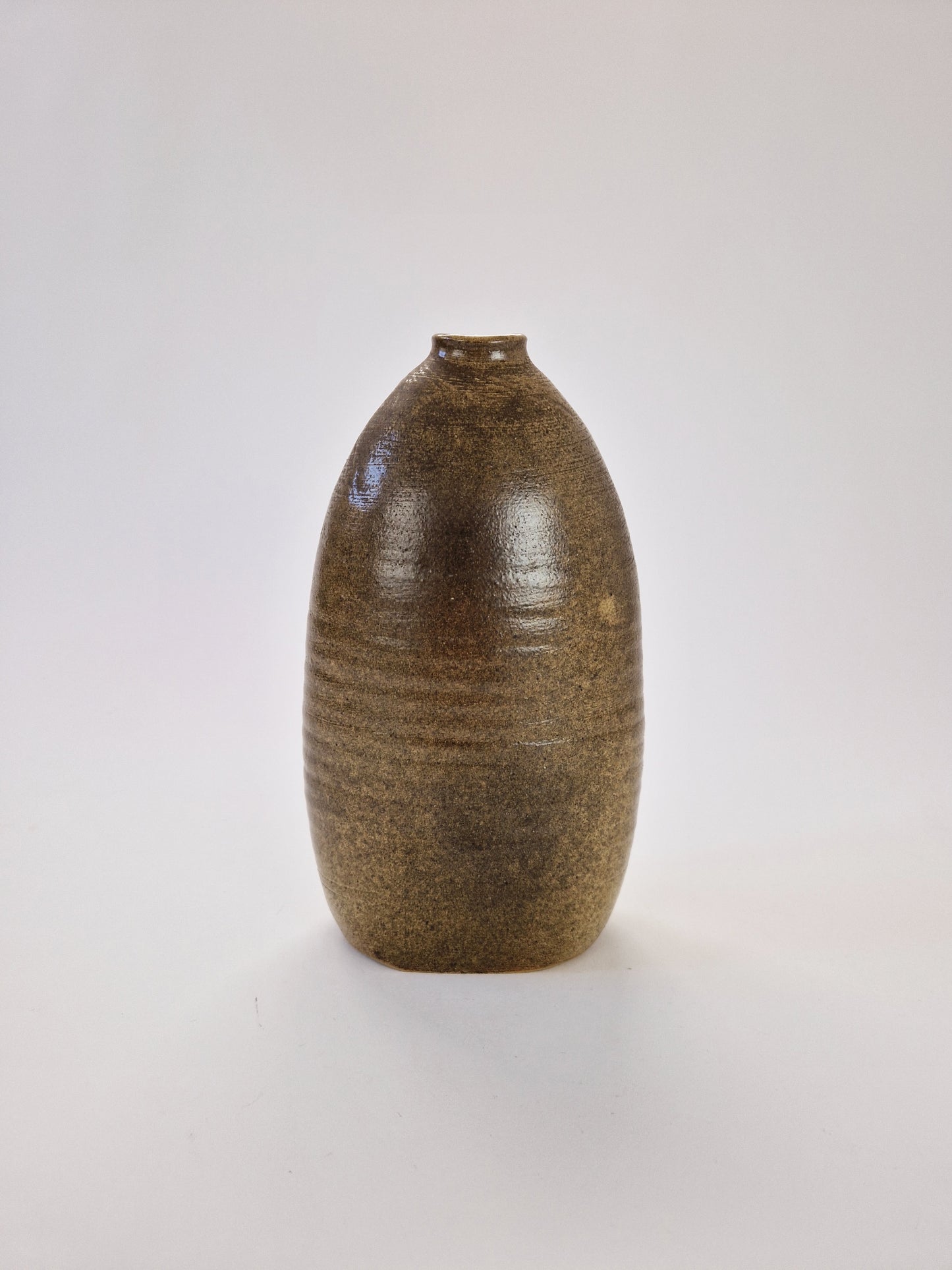Yves Mariën - Vase en céramique brun