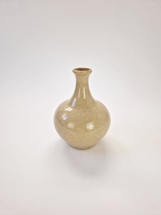 Alain Rech - Vase en céramique beige