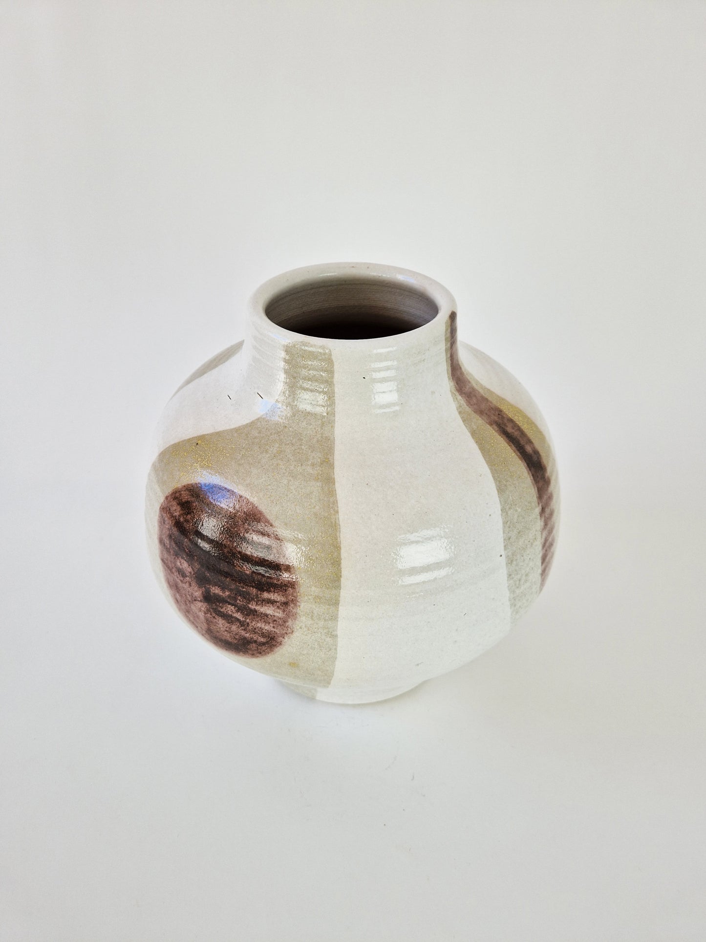 TVDR - Vase en céramique décor abstrait